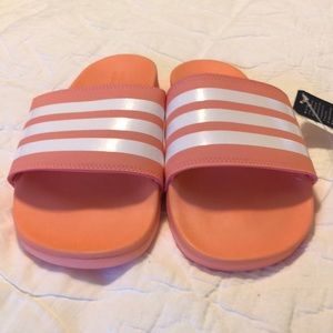 Adidas adilette comfort slide sandals - NEW